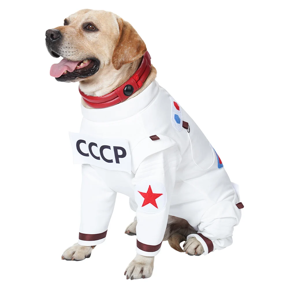 Small Medium Dog Cosplay Costume Astronaut Fantasia Disguise Fashion Cute Space suit Pet Puppy Halloween Carnival Party Clothes