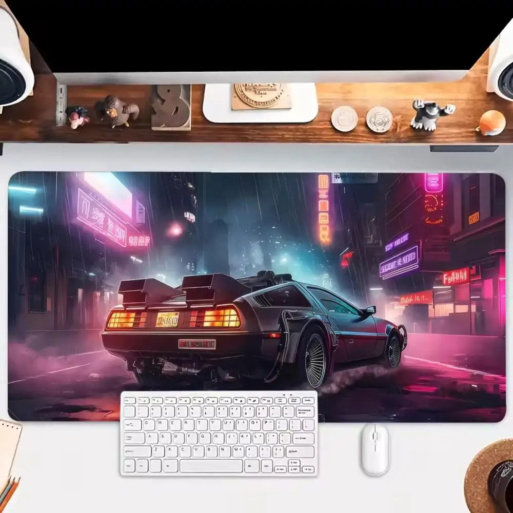 

Cool sports car Mouse Gamer Keyboard Pad Large Gaming Mousepads Non-slip Laptop Desk Accessory Aesthetic Tablet Mat PC Playmat
