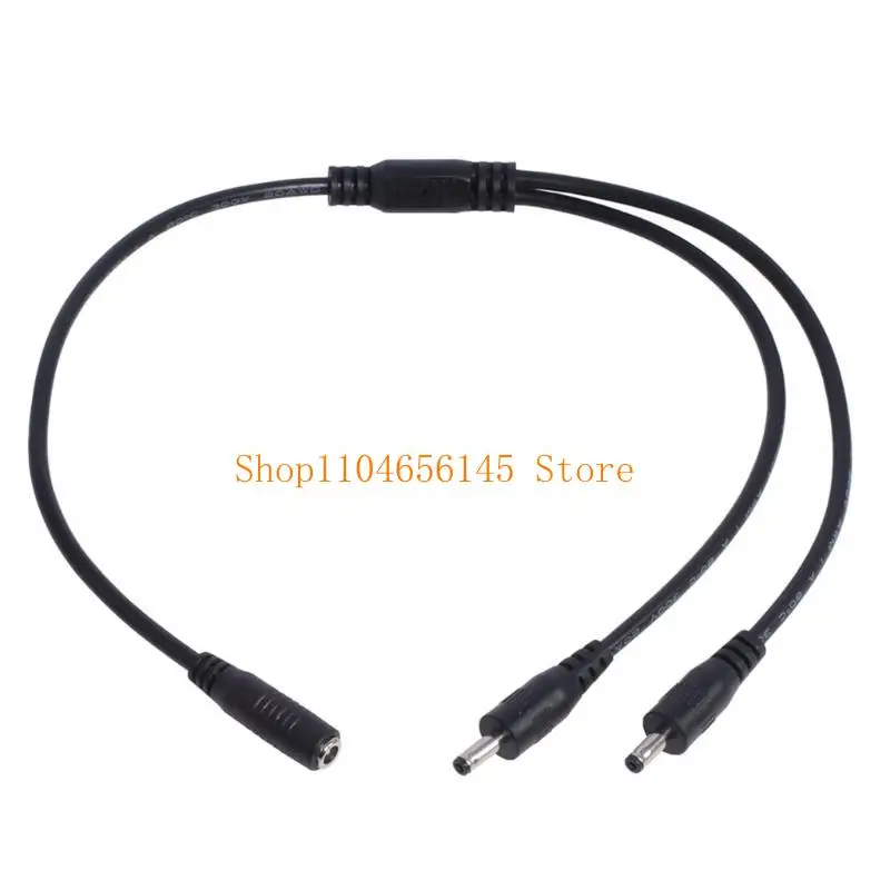 DC Power Splitter Cable 3.5mmx1.35mm 1 Female to 2 or 4 Male Adapter Cord for Table Lamps CCTV Cameras LED Light Strip