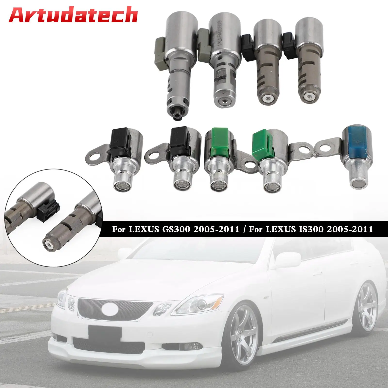

Artudatech A960E 6-SPEED Transmission Solenoids For Lexus IS250 2.5L IS300 GS300 2005-2011 Car Accessories