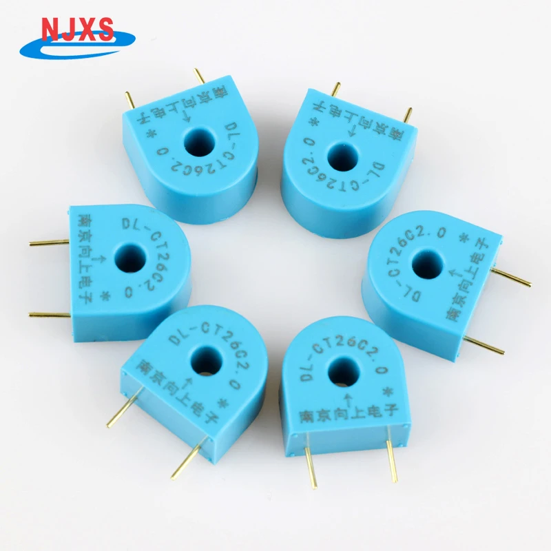 NJXSE DL-CT26C2.0 2000/1 Micro Precision Current Transformer PCB Mount Lead Pin CT AC 1A 5A 10A 20A Factory Current Transformer