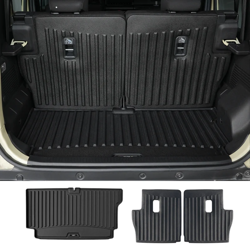 

for Jimny Jb64W 2019 2020 2021 2024 TPE Trunk Mats Wear-Resistant Rear Trunk Pads Waterproof Boot Mats Car Interior Accessories