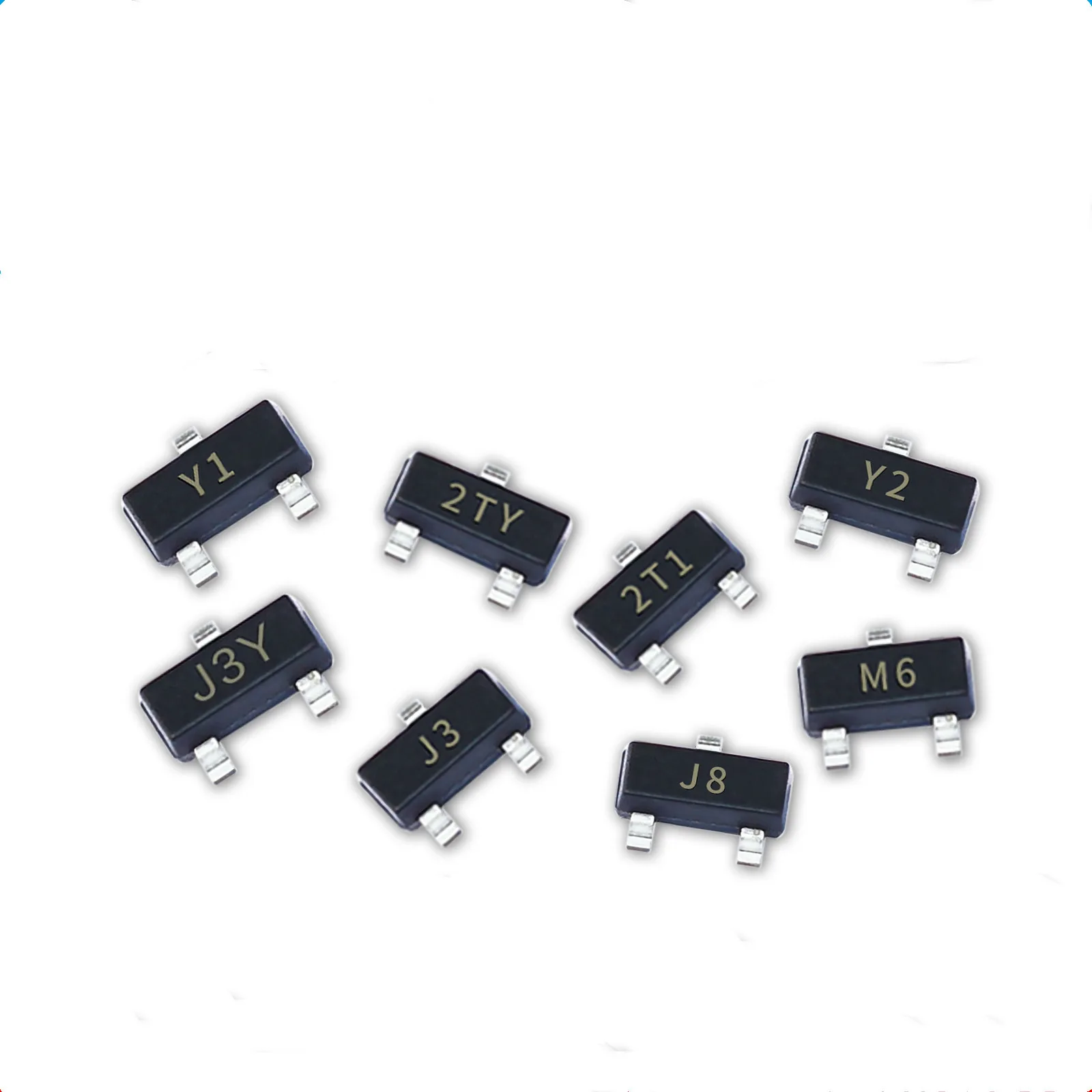 50PCS BC857A BC857B BC857C BC857W BC858A BC858B BC858C  SOT23  Brand new original