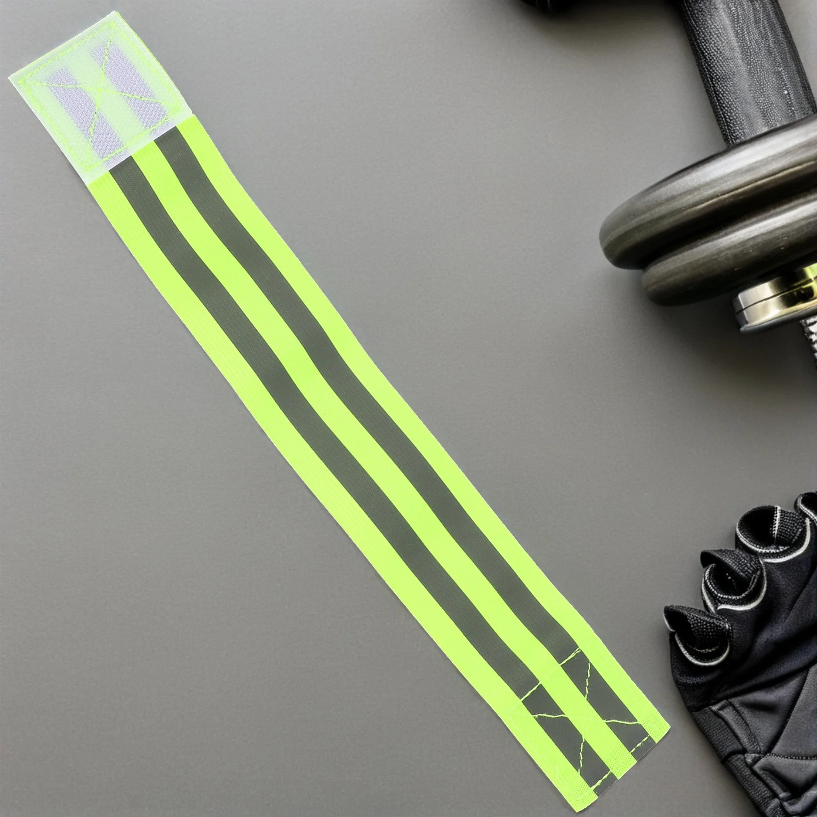 

10Pcs Reflective Armband Wide Double Reflective Strips Bright Safety Bands for Running Cycling Hiking Night Walking Men Women