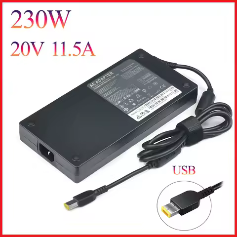20V 11.5A USB 230W AC Laptop Adapter For Lenovo Legion Y740 Y920 Y540 P70 P71 P72 P73 Y7000 Y7000P Y9000K A940 Charger 00HM626