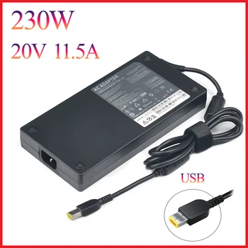 레노버 리전 노트북 어댑터, USB 230W AC, 20V 11.5A, 레노버 리전 Y740 Y920 Y540 P70 P71 P72 P73 Y7000 Y7000P Y9000K A940 충전기 00HM626 