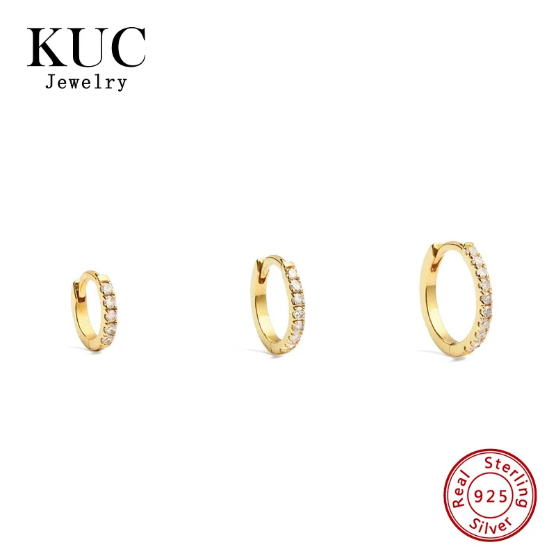 

Fashion Luxury Minimalist Custom 925 Sterling Silver Designer Earrings Fine Jewelry Hoop Earrings for Women