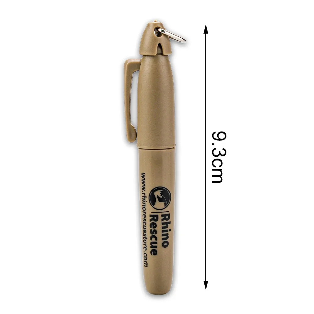 Rhino Rescue Tactical Pen – Markeerstift Tactische uitrusting en cadeau voor kamperen Wandelen Ar-onderdelen en accessoires Schuimplaatjes airsoft Sh