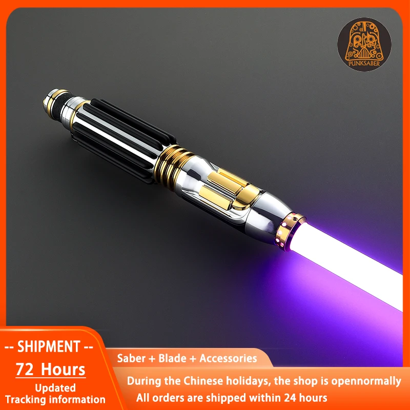 PunkSaber Lightsaber Neopixel Jedi Laser Sword Heavy Dueling Sensitive Smooth Infinite Changing Hitting Sound Light Saber Toys