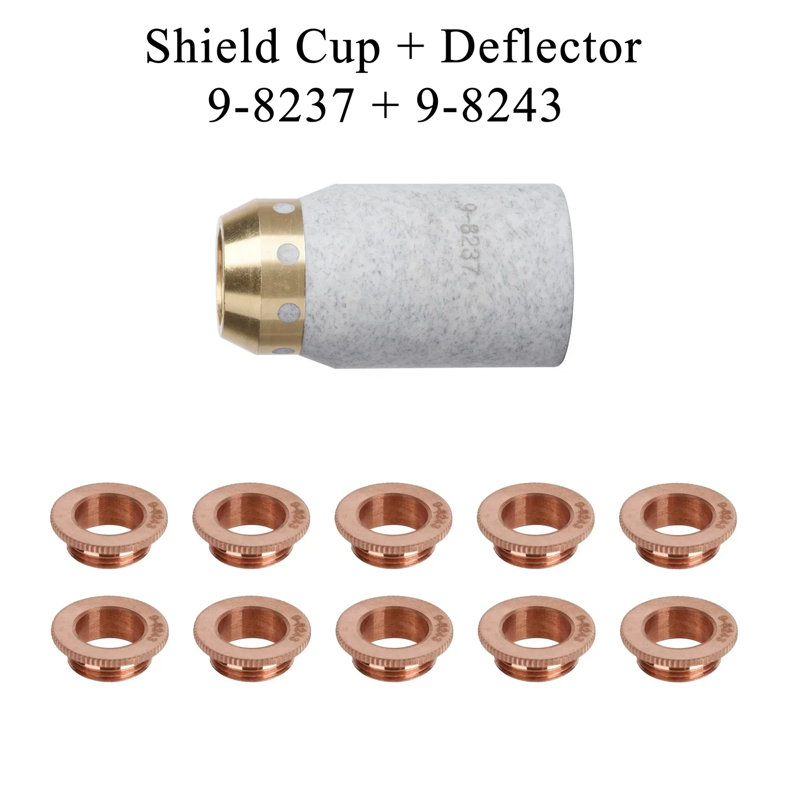 

9-8237 9-8243 Shield Cup Deflector Fit Thermal Dynamics SL60 SL100 Plasma Cutter Torch