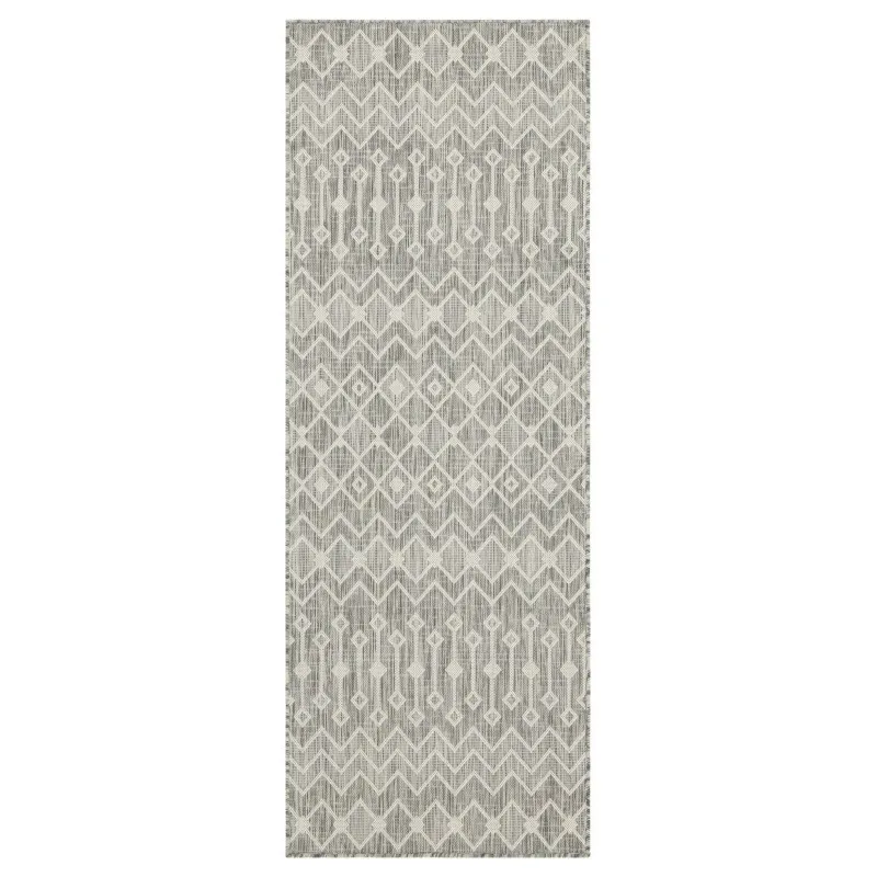 

Sunshine GC_HAR2021 Silver 2 ft. 7 in. x 7 ft. 3 in. Indoor/Outdoor Area Rug