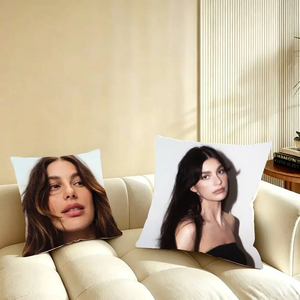 

C-Camila Morrone Pillow Case for Sofa Living Room Home office Decor Protective Cover