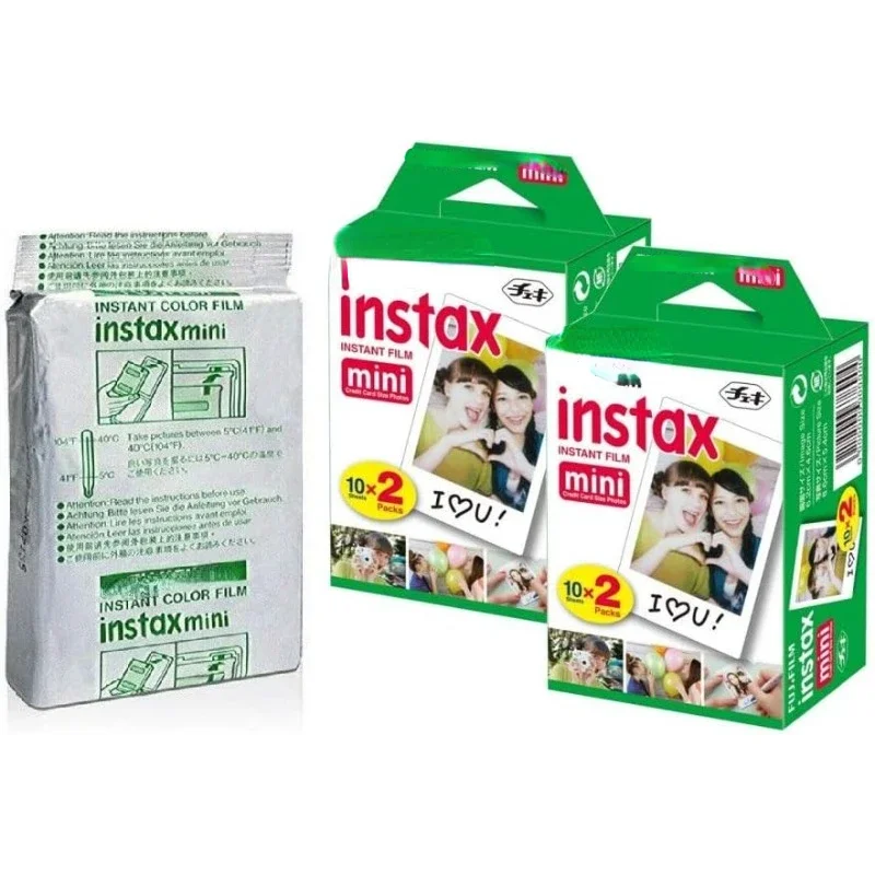 NEW.Mini Instant Film, 10 Sheets×5 Pack(Total 50 Shoots) [Bulk Packaging]