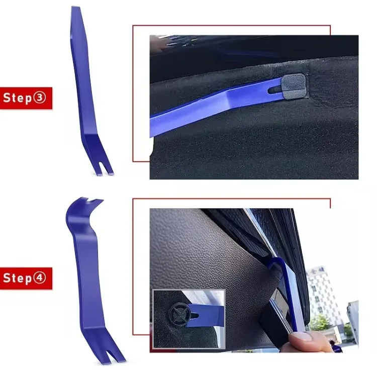 자동차 분해 도구 키트 플라스틱 키트, 자동차 문짝 클립 패널 트림, 라디오 대시 오디오 제거 설치 도구, 프라이 키트 변환 수리