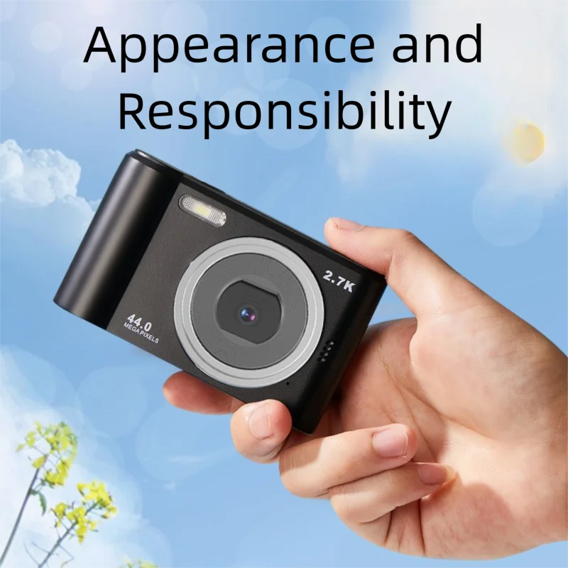 M2 Retro CCD كاميرا رقمية محمولة فلاش كاميرا على مستوى الدخول 44 مليون بكسل التركيز التلقائي