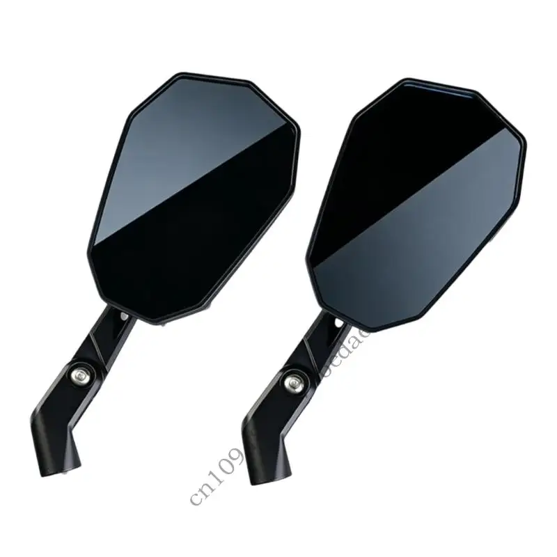Universal Motorbike Side Mirrors Water Transfer Printing for Safe Riding