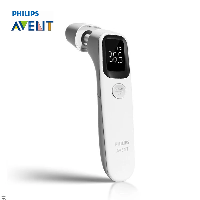 

Philips Avernt AET-R832 2-in-1 Infrared Thermometer Forehead/Ear/Room Temperature Measurement Records LED Display Screen