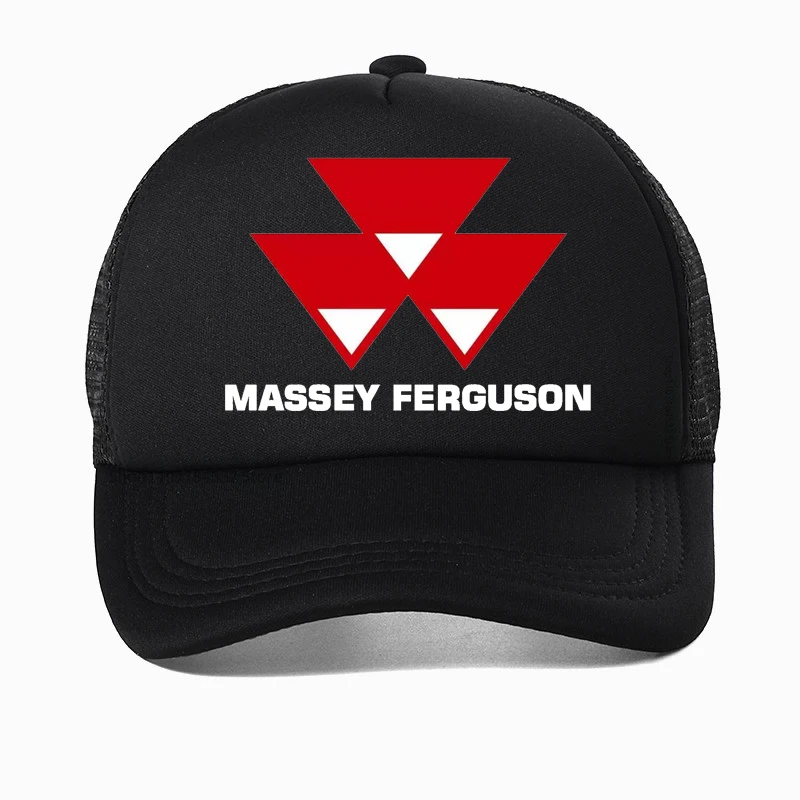ماسي فيرغسون الآلات الزراعية قبعة بيسبول الجرارات المعدات المزرعة الرجال شبكة تنفس قبعة سائق الشاحنة في الهواء الطلق قبعة واقية من الشمس #2