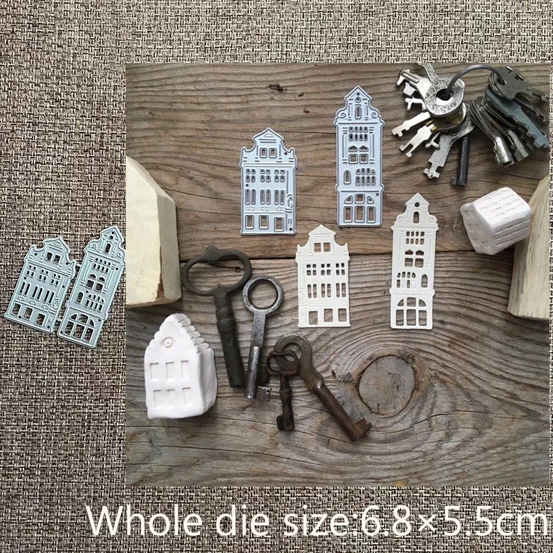 

Новый дизайн, металлическая вырубная форма-трафарет, 2 шт., для декора дома, скрапбукинга, вырезания из бумаги, карточек, тиснения