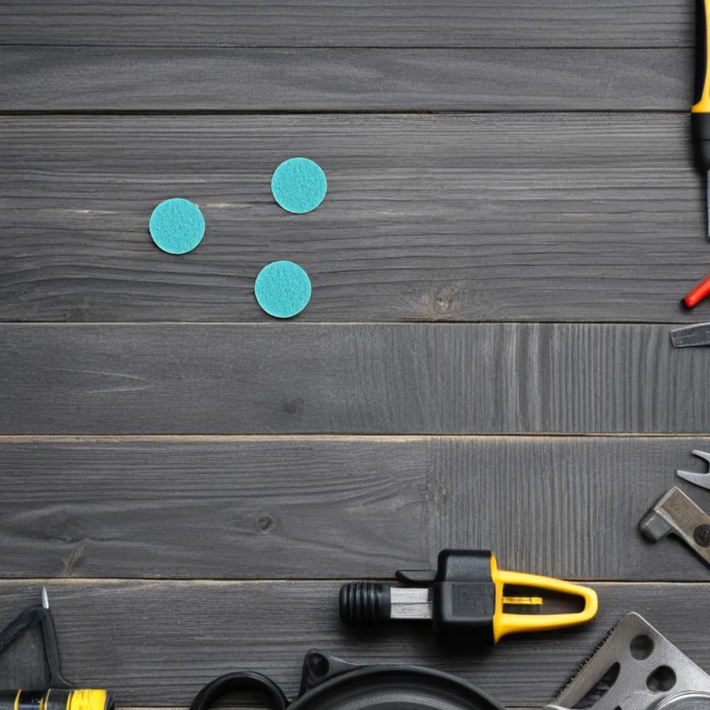 

100 шт. круглых ватных дисков из хлопкового волокна с высокой впитываемостью для ароматерапии и диффузоров, для подвесок 25 мм