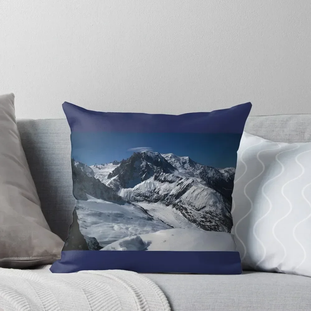 

Mont Blanc Panorama Throw Pillow bed pillows Decorative pillowcase Decorative Sofa Cushions pillow