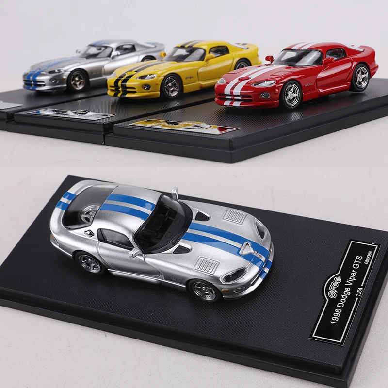 GFCC 1:64 1996 Dodge Viper GTS Hardtop Die-cast alloy simulation