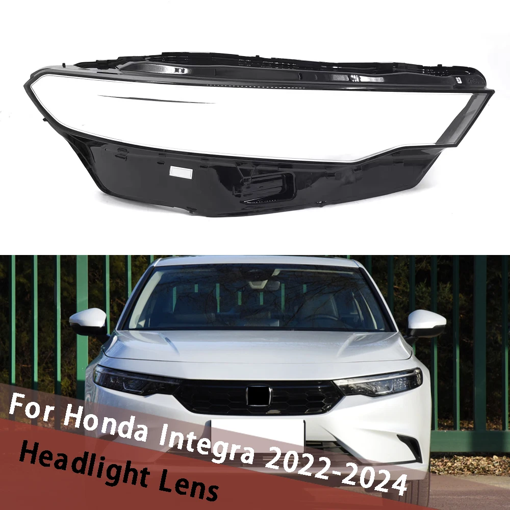For Honda Integra 2022 2023 2024 Headlamp Cover Housing Lamp Shade Transparent Lampshade Headlight Shell Lens Plexiglass