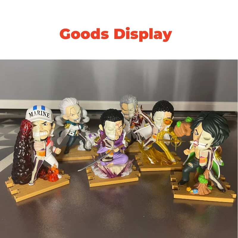 

Genuine One Piece Eighth Generation Admiral Half Was Dissected Series Blind Box Figurine Ornament Gift For Fans
