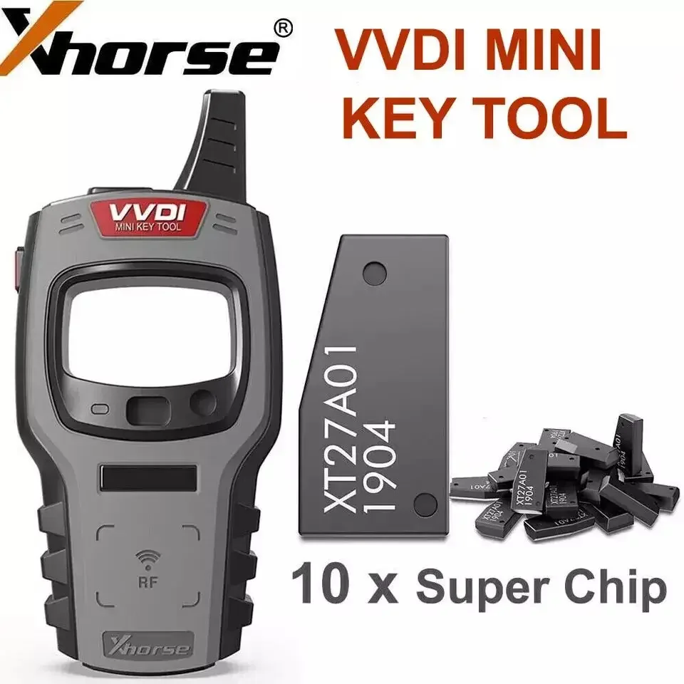 Xhorse VVDI MINI Key Tool Without Copy 48 Transponder (96 bit) Function NoTokens With 10 Pcs VVDI XT27A Super Chip As Gift