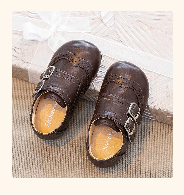 Kinder-Flachschuhe im Koreanischen Stil mit Runden Zehen, Kinderlederschuhe mit Weicher Sohle, 2026 Brandneue Mädchen-Freizeitschuhe, Rutschfest und Trendy – Detail 10