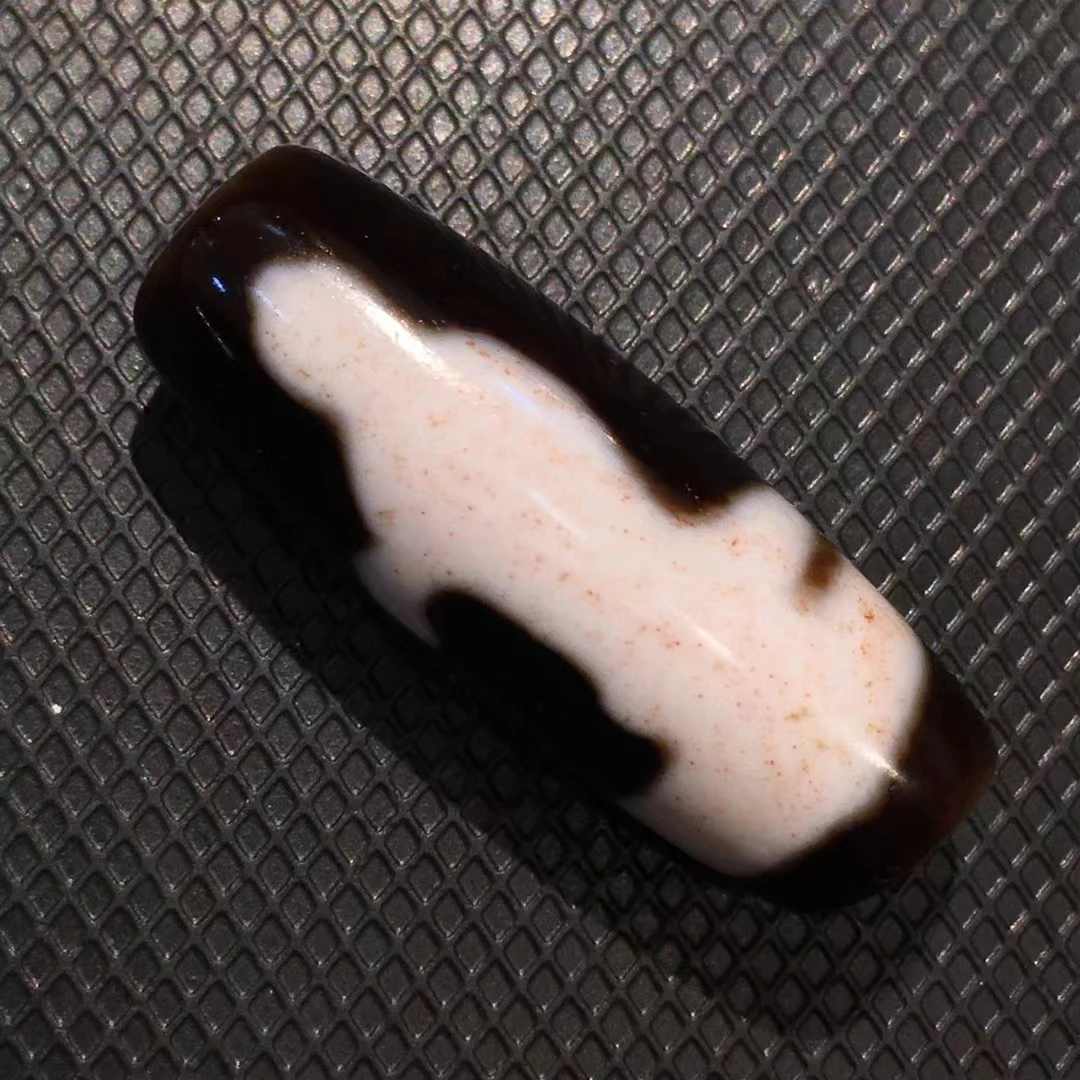 High Quality 2 Eyes Guanyin Red Cinnabar Dzi Beads Natural Agate Fengshui Amulet High Oily Perfectly Appearance Bracelet