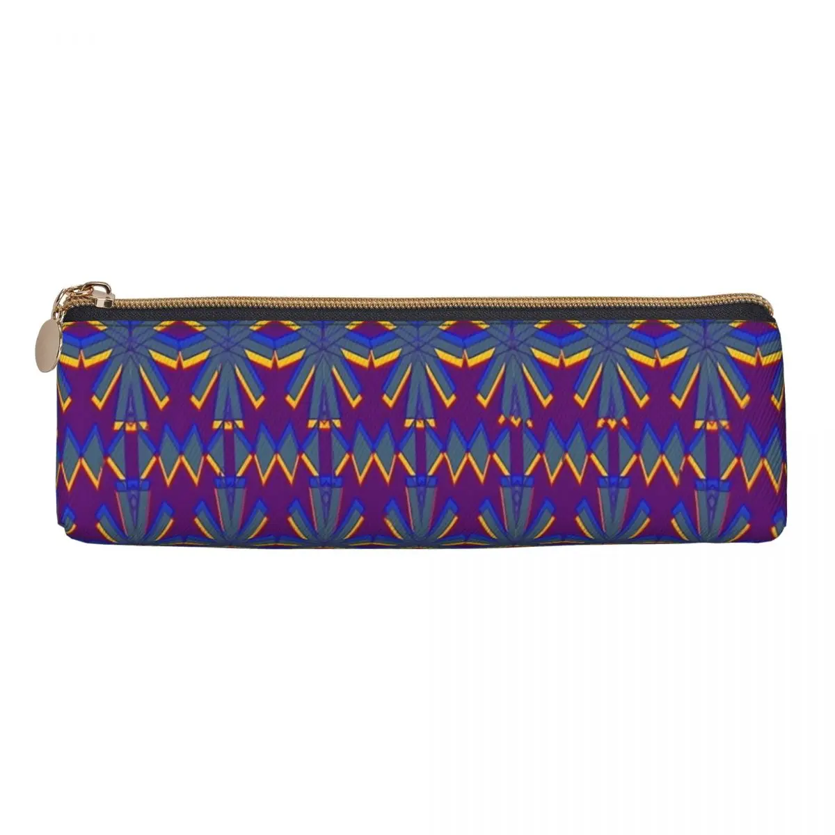 Cool Pencil Case Nile Dashiki Blue A-Line Dress Pencil Bag Back To School Pencil Cases Girls Boys Zipper Pattern School Supplies