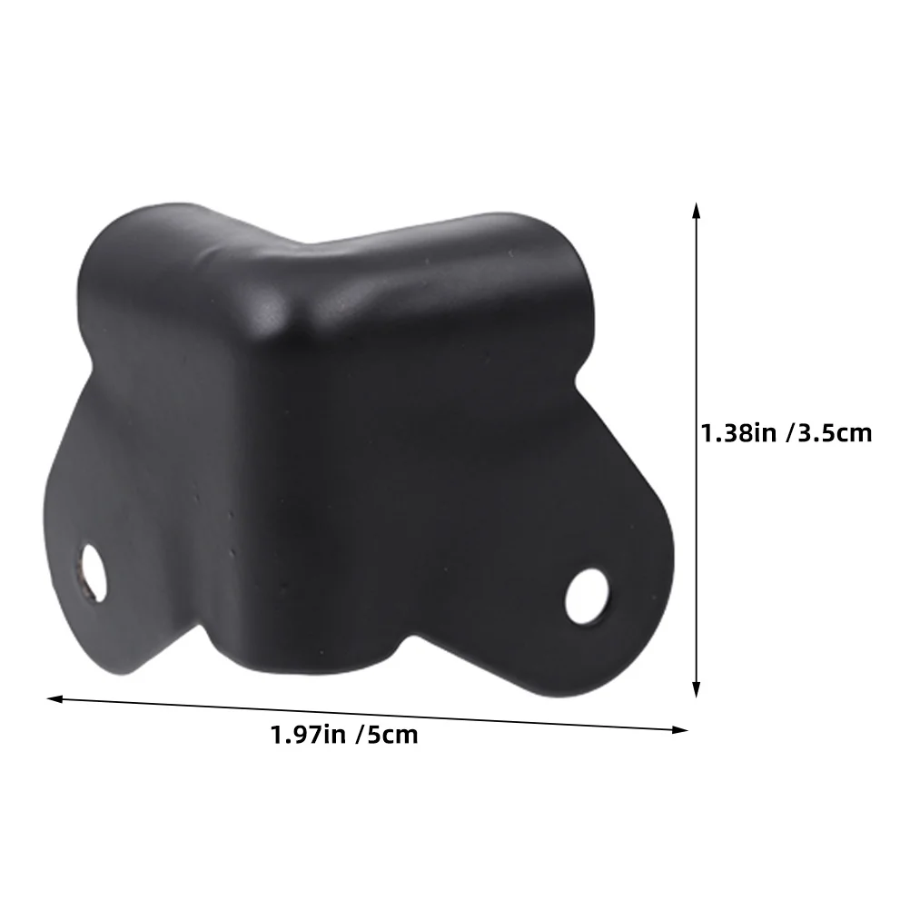 24Pcs Corner Guard Protector Metal Speaker Corners Cover for Cabinet Edges Anti-Impact Wrap Protection Speaker Corners Cover