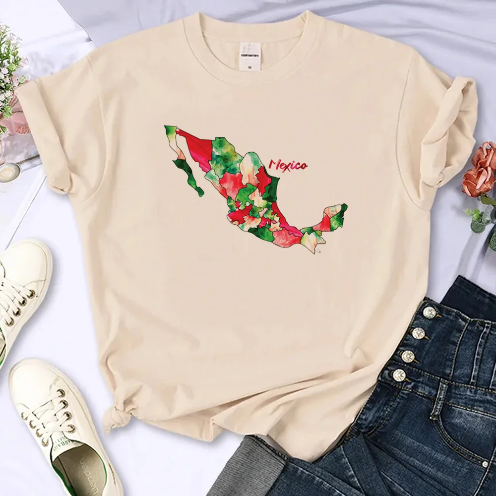 

Mexico t shirt women summer comic t-shirts female harajuku clothing