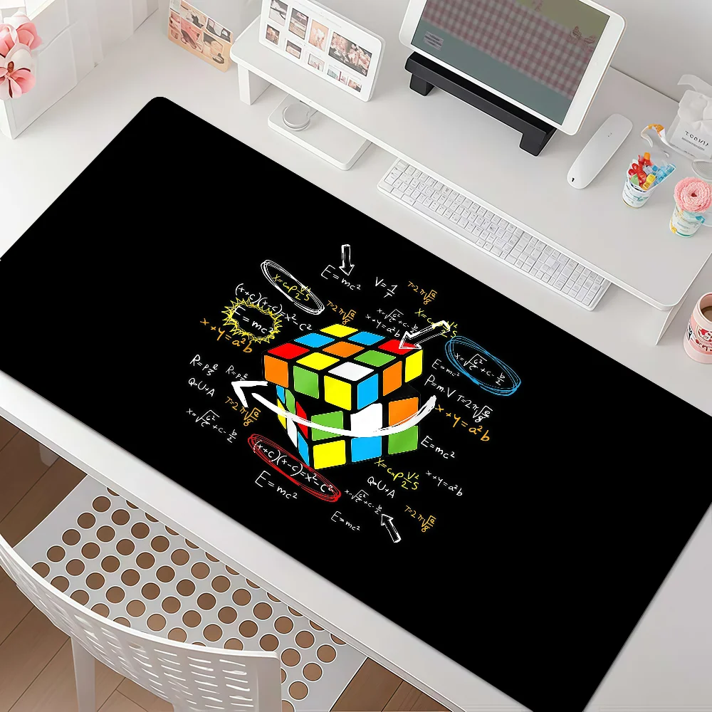 Alfombrilla de ratón Game R-Rubik C-Cube, antideslizante, con borde de goma sellado, gruesa, para juegos de ordenador portátil
