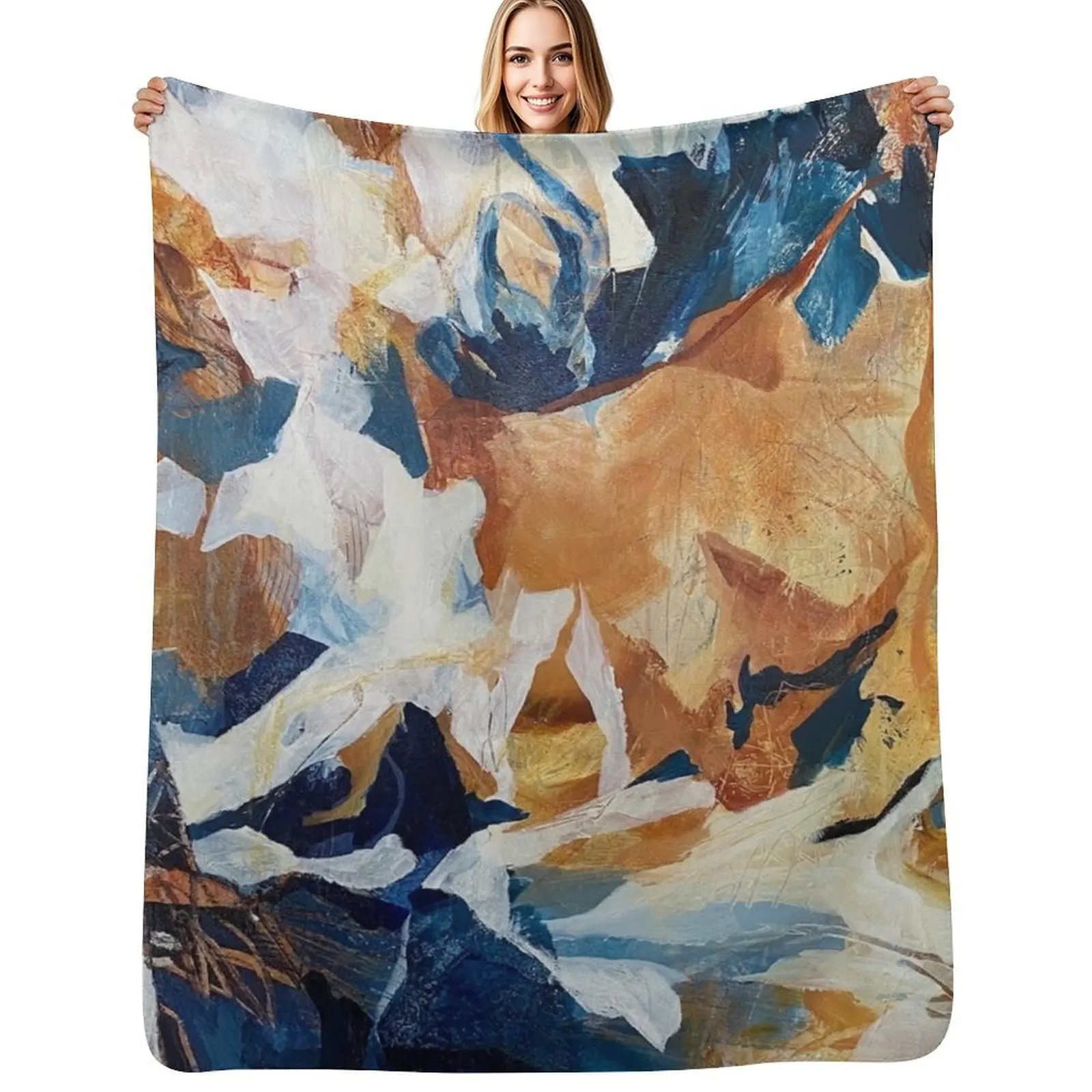 Walk Me Home 2 Throw Blanket Modern Design Soft Blanket for Home Decor