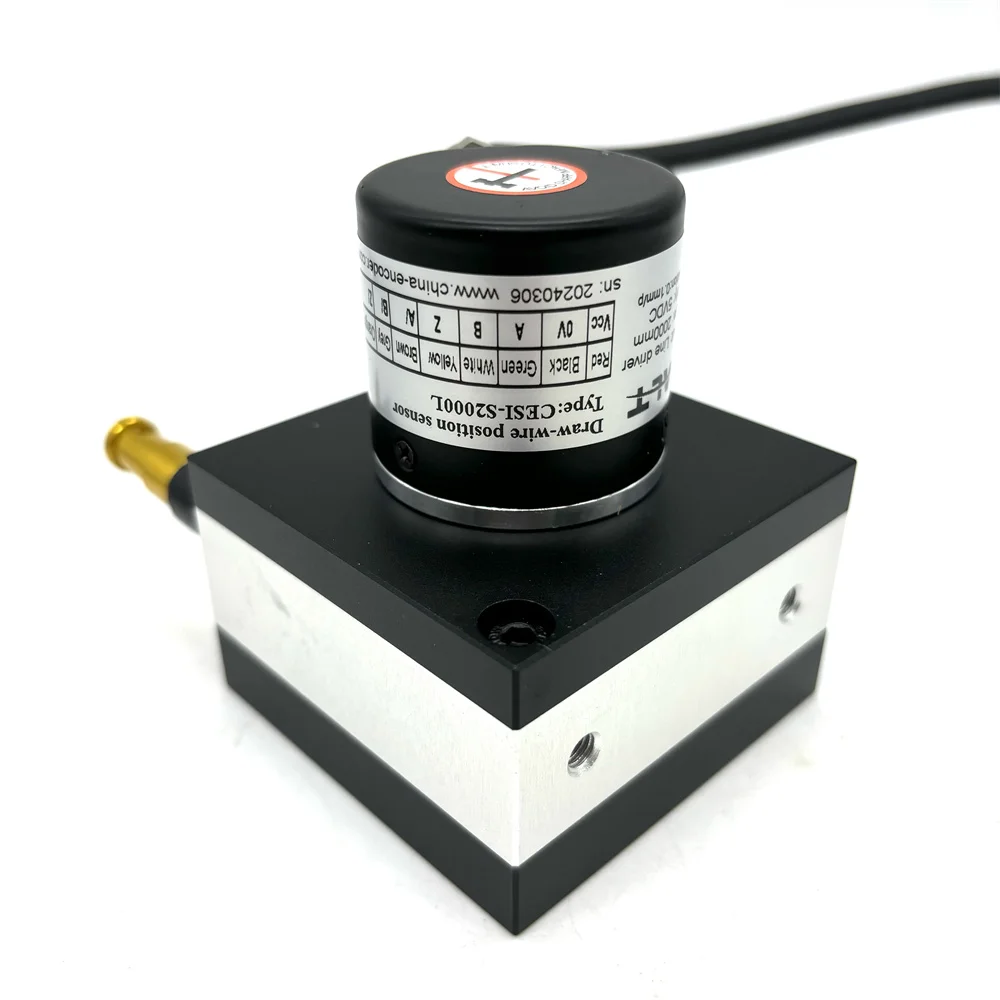NPN إخراج 1000 مللي متر كابل التشفير استشعار الإزاحة 8-24Vdc CESI-S1000EC الخطي التشفير سلك الاستشعار