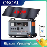 Charging Station 3600Wh 3600W Portable Power Station Lifepo4 Battery With 400W Solar Panel Included 4 AC Outlet 7200W (Surge)