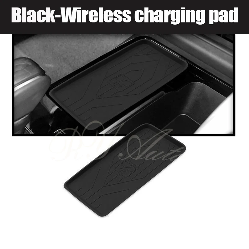 صندوق تخزين السيارة لتويوتا كامري XV80 2025 2026 2027 المضادة للانزلاق مسند الذراع صندوق وحدة التحكم المركزية شحن لاسلكي الوسادة اكسسوارات السيارات #4