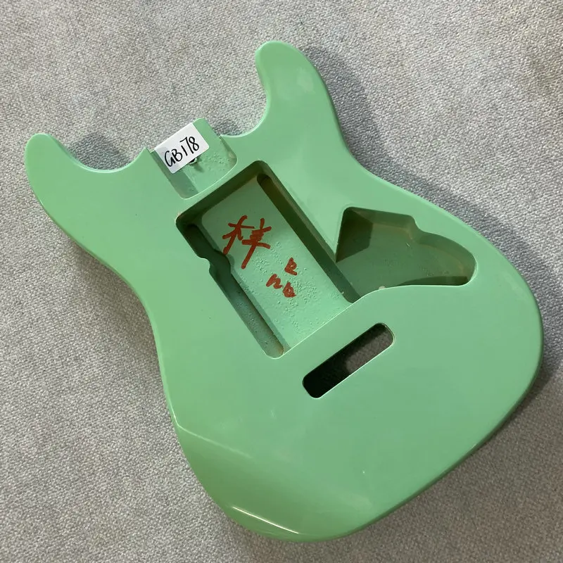 MINI Size ST Electric Guitar Body Surf Green Color Free Style Pickups Tremolo Style  DIY Guitar Parts Replace Accessories GB178