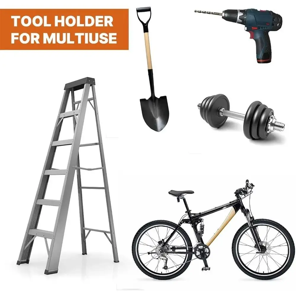 Edelstahl Trimmer Rack Unkraut Whacker Halter Orange Gras Trimmer Rack Garage Lagerung Eisen Power Werkzeug Aufhänger Organizer