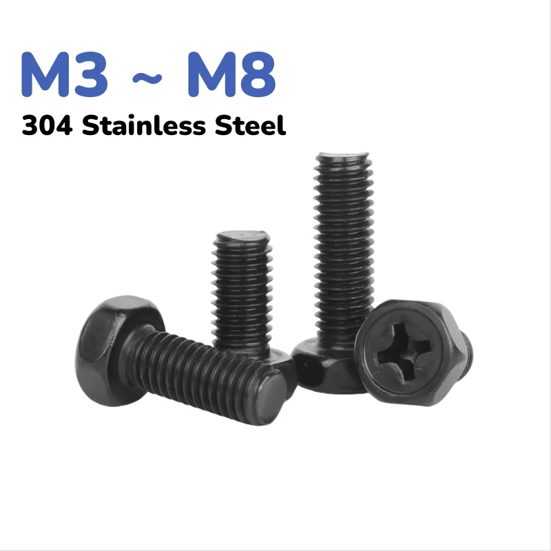 Black 304 Stainless…