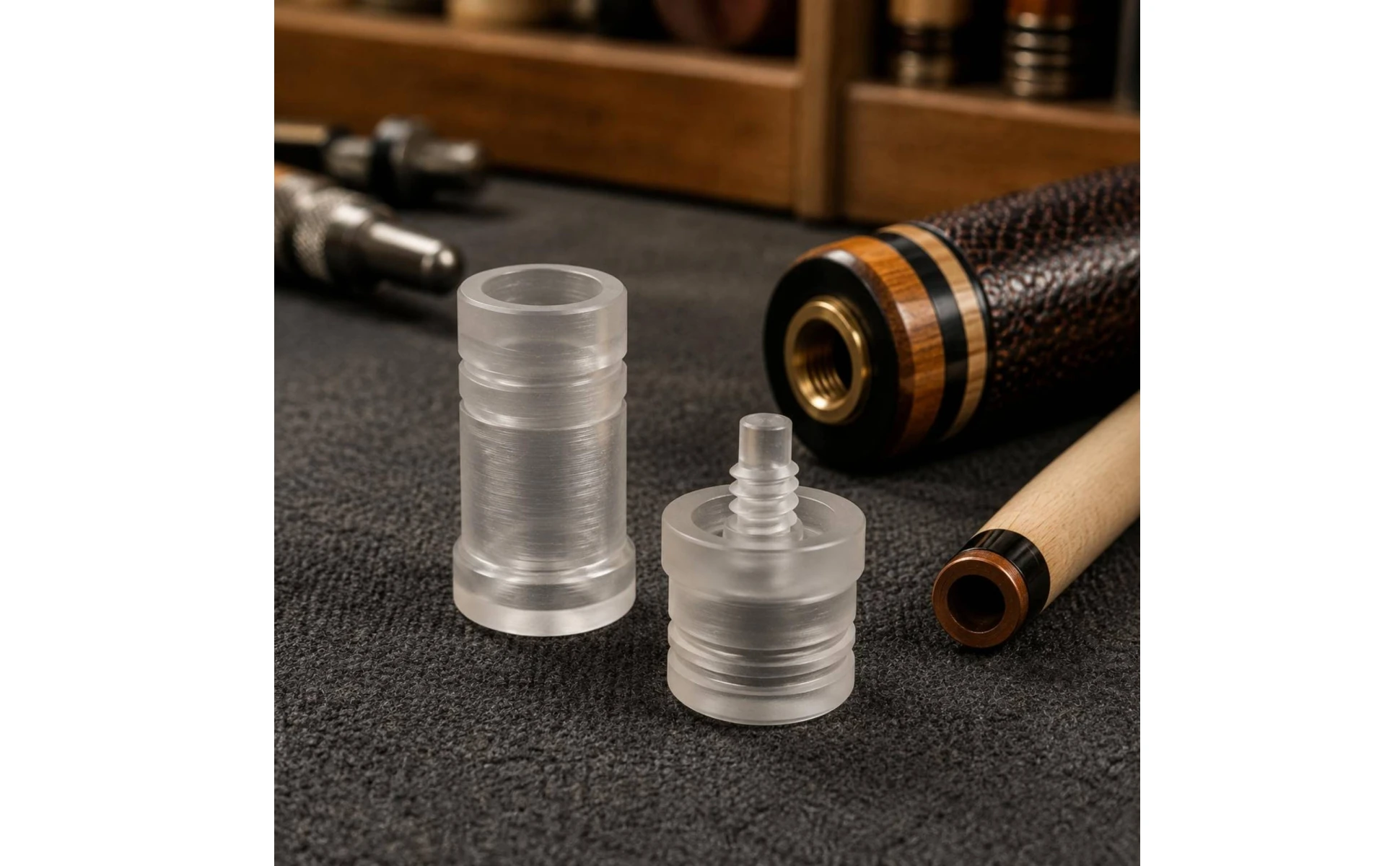 Billiard Cue Joint Protector Acrylic Pool Cue Joint Protector Sports Accessory Transparent Clear Plastic Billiard Cue Joint Protector Acrylic Pool Cue Joint Protector Sports Accessory Transparent Clear Plastic