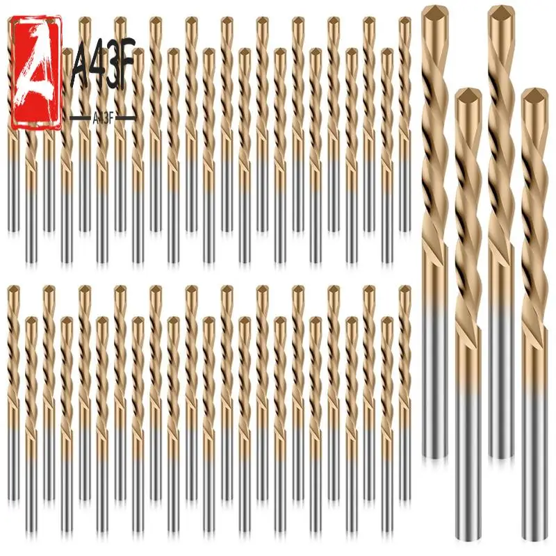 A43F-100 Pcs Drywall Bit 1/8 Inch Spiral Saw Tip Cutting Bits Bits Drywall Tools M2 High Speed Steel For Use With Spiral Saw