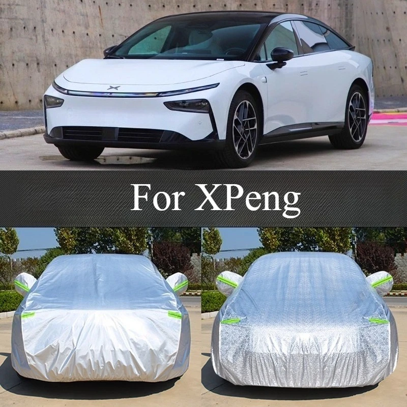 

For Xpeng P7+/P7/P7i Special Car Cover Sunproof Rainproof Heat-insulating Dustproof Sunshade Interior Accessories Protective
