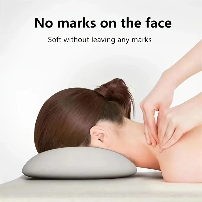 Ergonomics Lying Down Pillow Sleeping Memory Foam Breathable Head Rest Bed Pillow Body Massage Face Rest Pillow for Beauty Salon - Image 2
