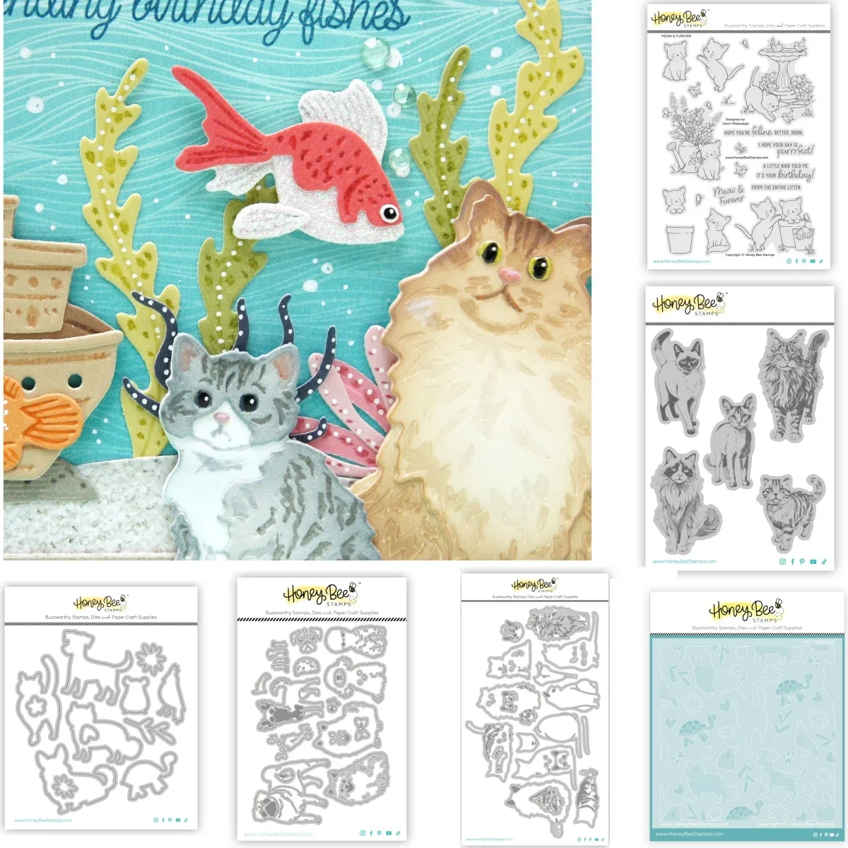 

2025 Pet Cat Collection Metal Cutting Dies Stamps Stencil for New DIY Decorating Scrapbook Paper Card Album Craft Supplies