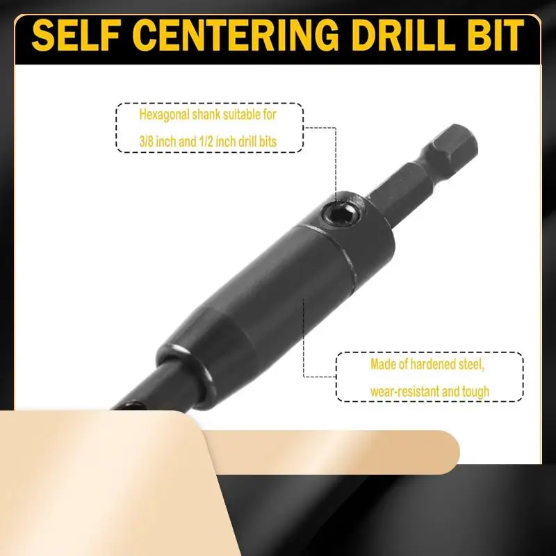 

X40A_XA-Self-Centering Drill Bit For , 3/32 Inch, 7/64 Inch, 1/8 Inch With Bit Holder Center Finding Drill Bit