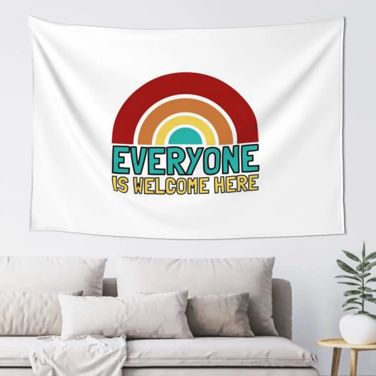 

Everyone is welcome here Tapestry Decorations For Your Bedroom Bedroom Decor Aesthetic Tapestry