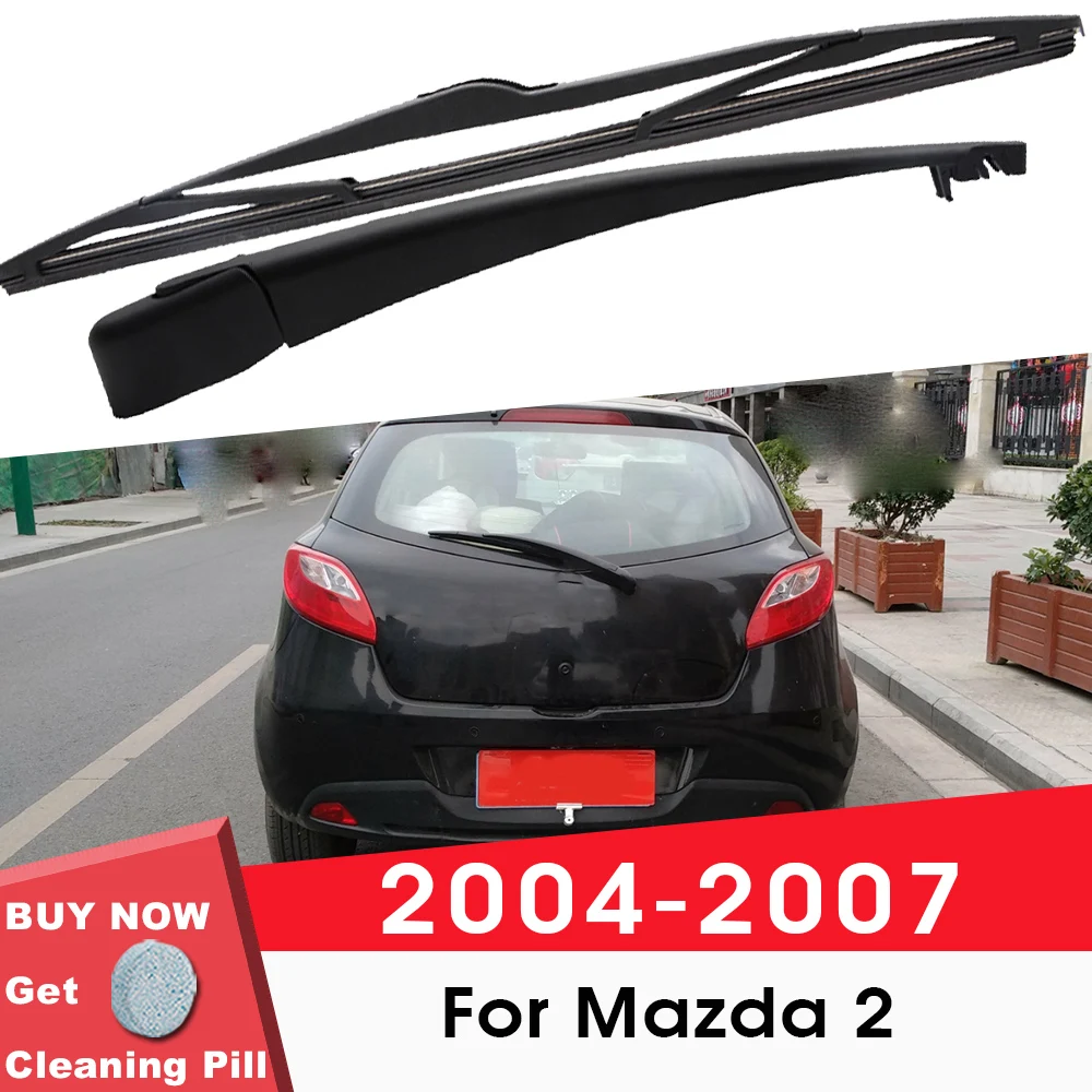 BEMOST Car Rear Windshield Arm Wiper Blades Brushes For Mazda 2 2004-2007 Back Windscreen Auto Styling Accessories